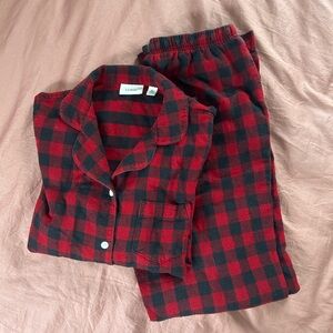 Women’s L.L. Bean Scotch Plaid Flannel Pajama